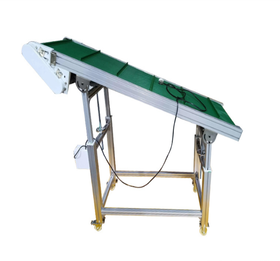 PVC/PU rubber flat belt conveyor
